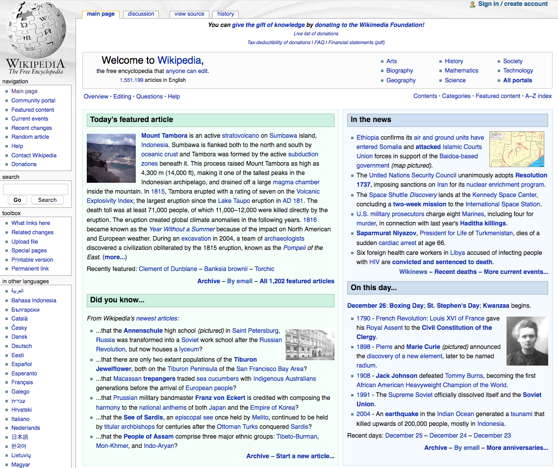 Wiki Website Template